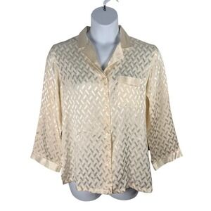 Jones New York Cream Blouse